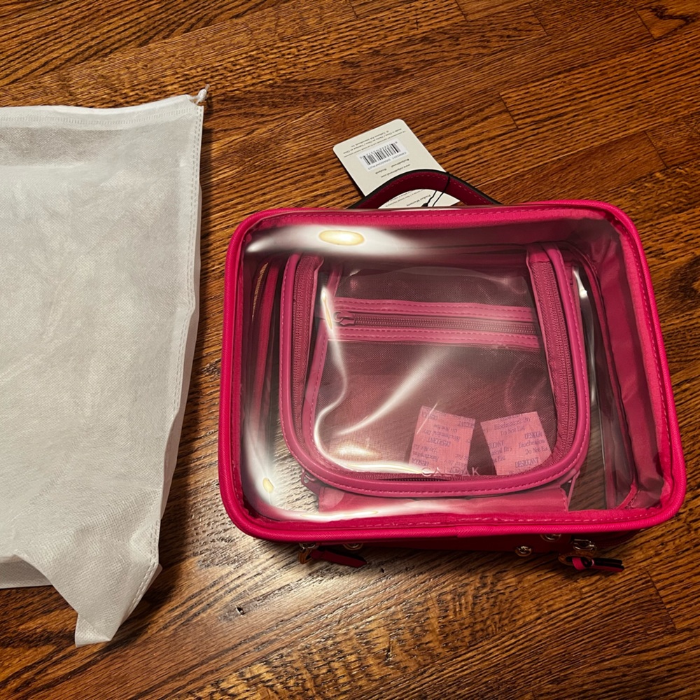 Calpak Medium Cosmetic Bag Dragonfruit